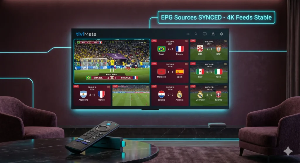 Best IPTV for World Cup 2026 4k live stream guide